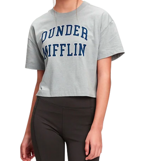 Teen | The Office Recycled Boxy Crop Top