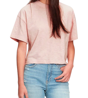 Teen 100% Organic Cotton Boxy T-Shirt